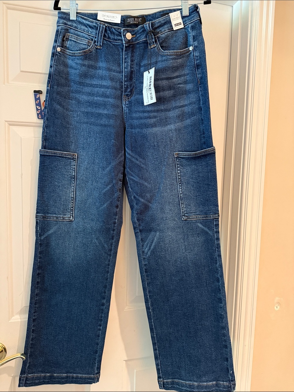 Judy Blue Indigo Straight Carpenter High Waist Jeans NWT 11/30